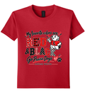 LW Youth Softstyle® Red and White T-Shirt