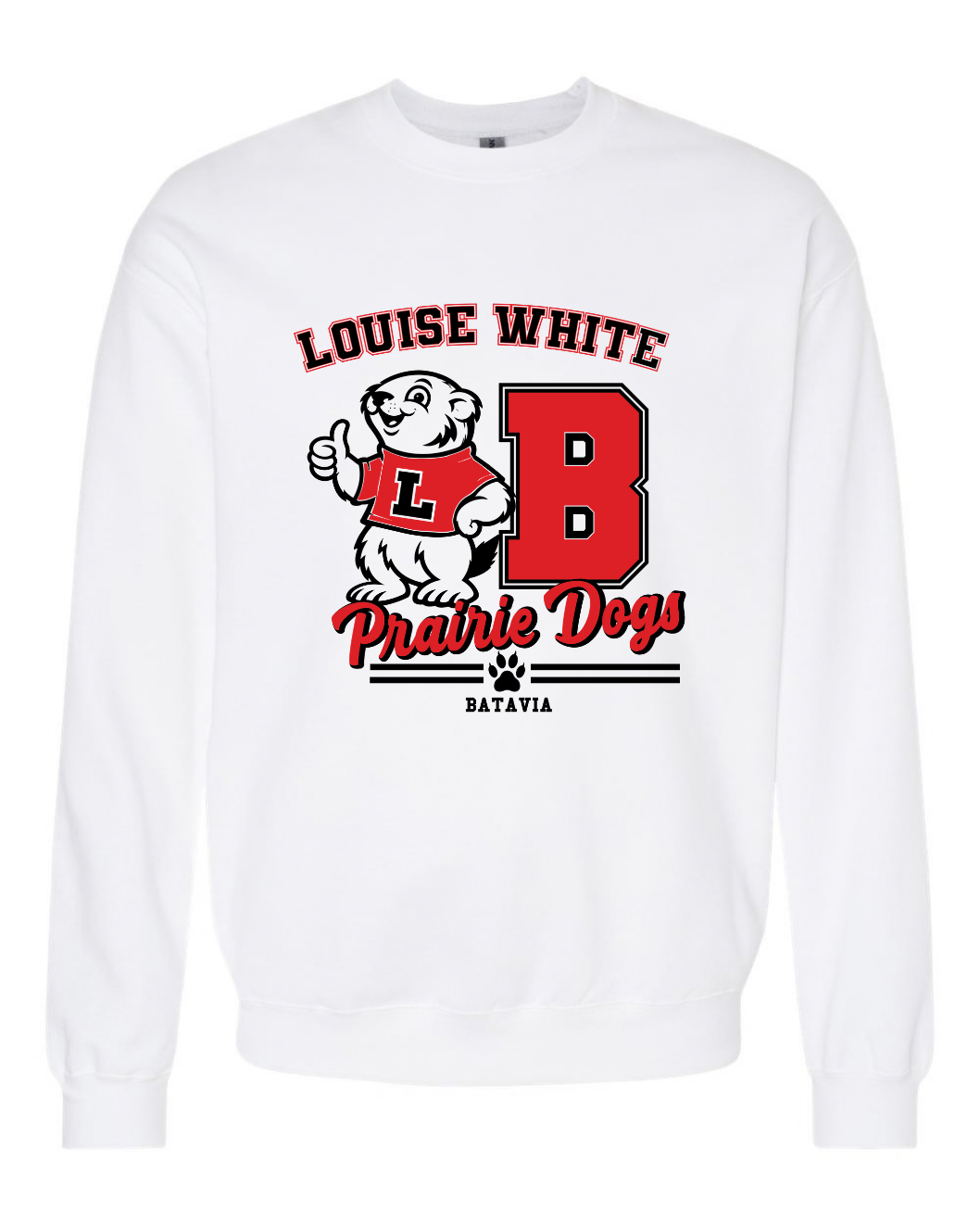 LW Youth/Adult B Midweight Crewneck Sweatshirt