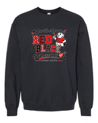 LW Youth/Adult Red and Black Midweight Crewneck Sweatshirt