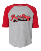 LW Youth/Adult Baseball Fine Jersey Three-Quarter Sleeve Tee