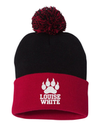 LW 12" Pom-Pom Cuffed Beanie (Copy)