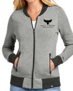 Embroidered New Era® Women's French Terry Baseball Full-Zip