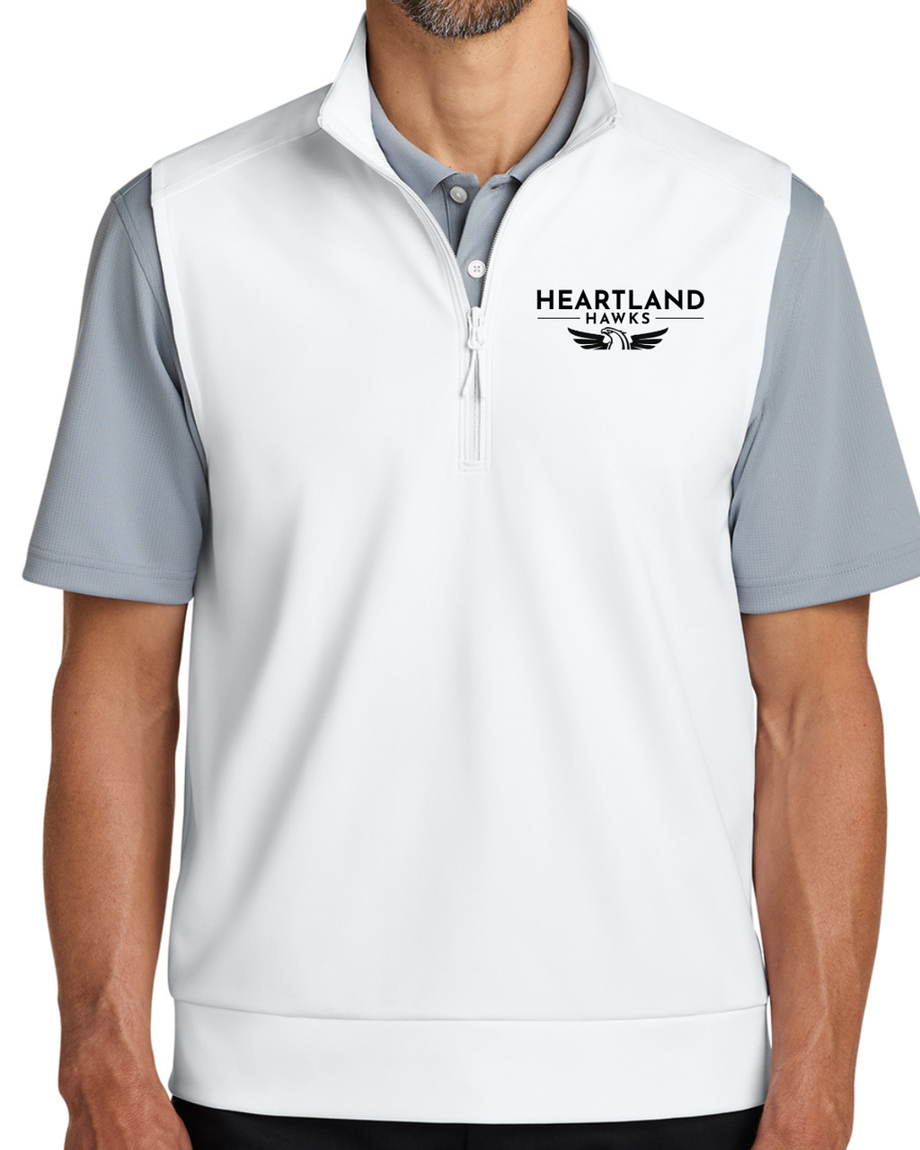 Embroidered Port Authority® C-FREE® Double Knit 1/4-Zip Vest
