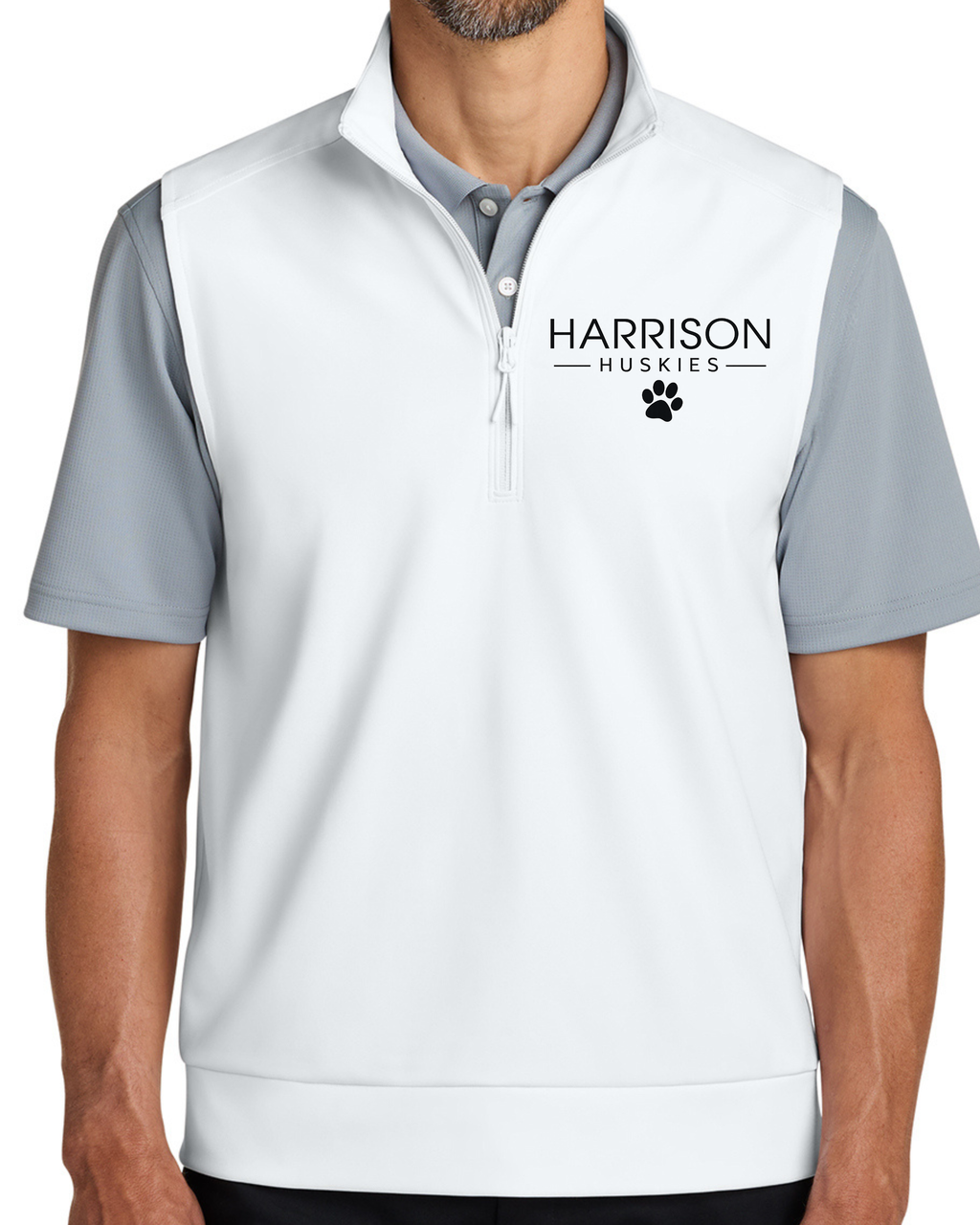 Embroidered Port Authority® C-FREE® Double Knit 1/4-Zip Vest