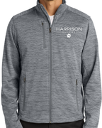 Embroidered Port Authority® Digi Stripe Fleece Jacket