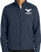 Embroidered Port Authority® Digi Stripe Fleece Jacket