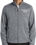 Embroidered Port Authority® Digi Stripe Fleece Jacket