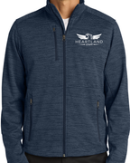 Embroidered Port Authority® Digi Stripe Fleece Jacket