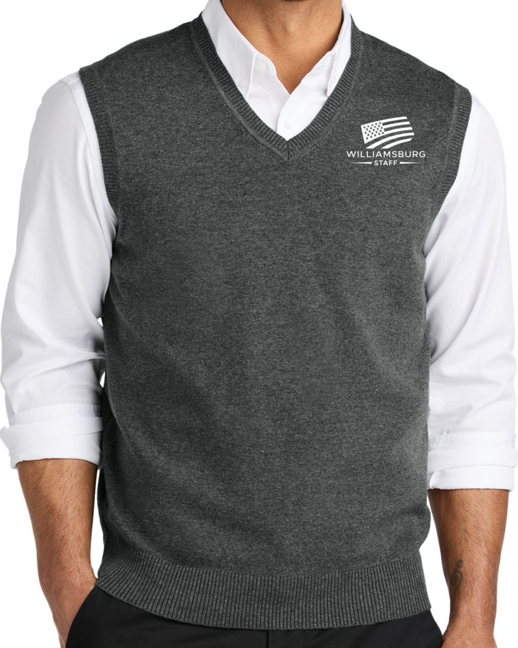 Embroidered Port Authority® Easy Care Sweater Vest