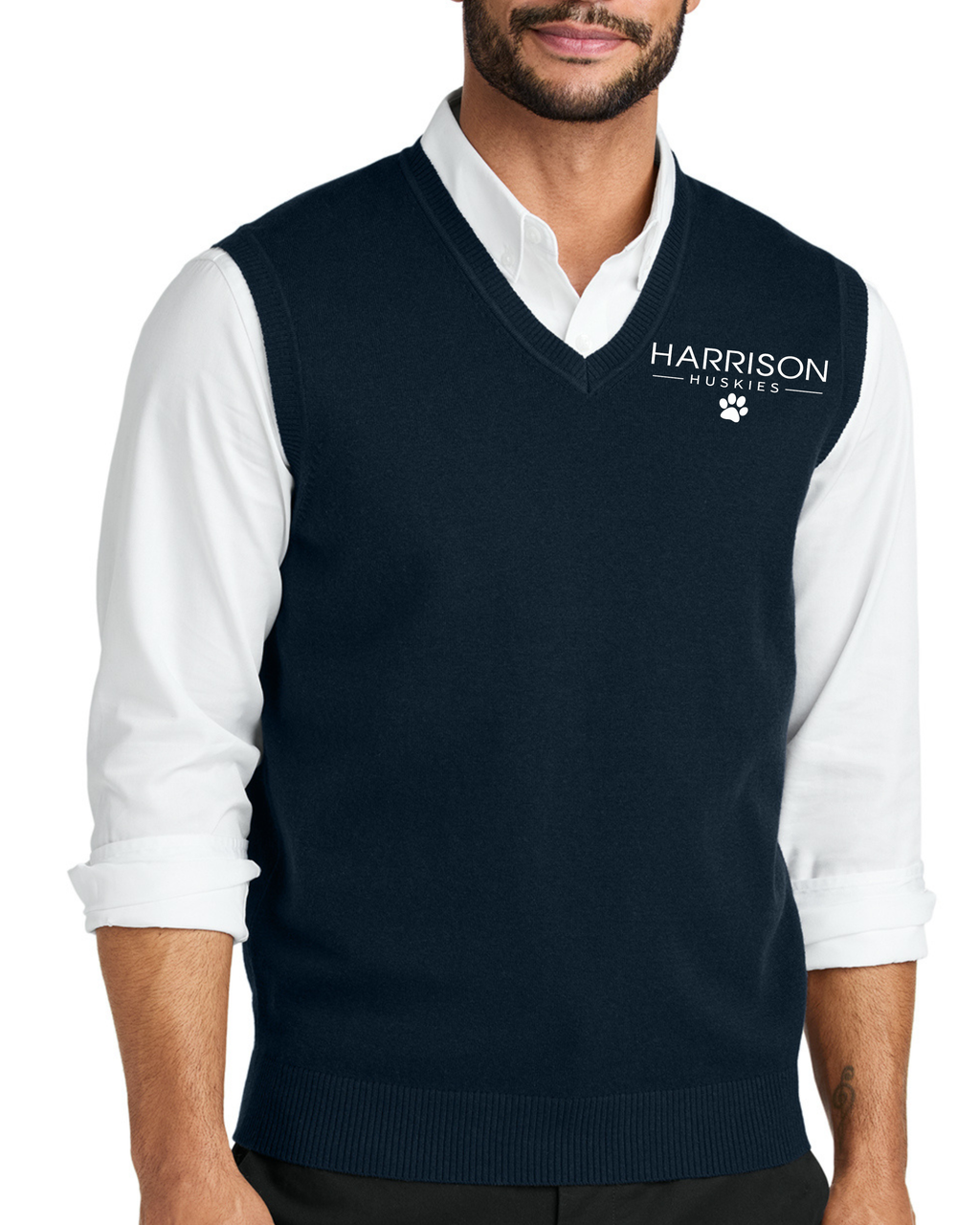 Embroidered Port Authority® Easy Care Sweater Vest