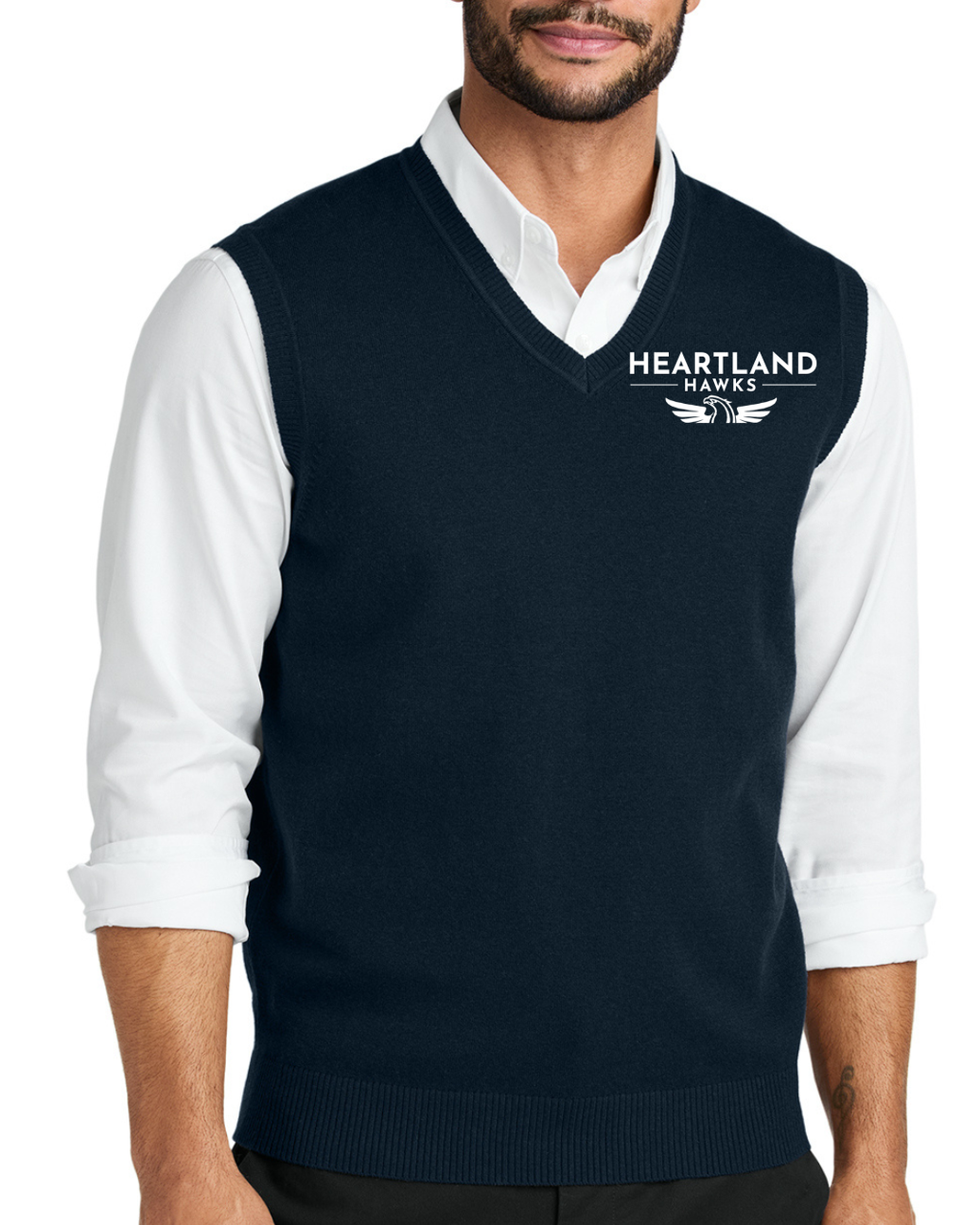 Embroidered Port Authority® Easy Care Sweater Vest