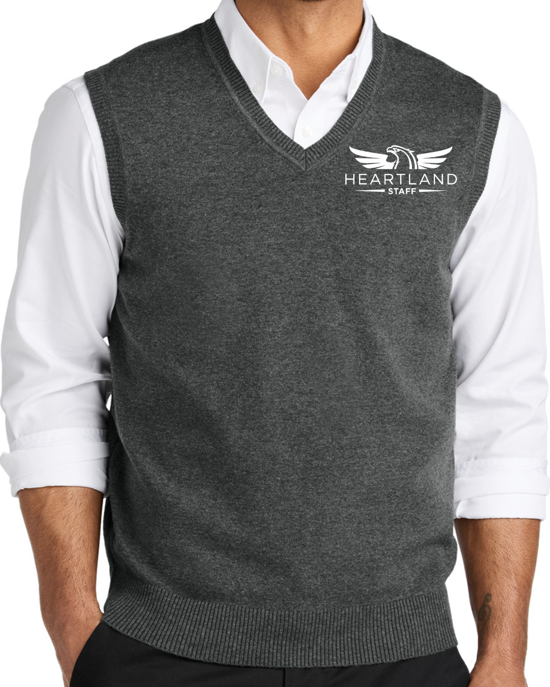 Embroidered Port Authority® Easy Care Sweater Vest
