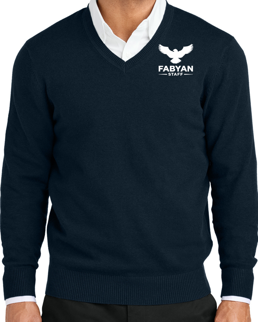 Embroidered Port Authority® Easy Care V-Neck Sweater