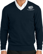 Embroidered Port Authority® Easy Care V-Neck Sweater