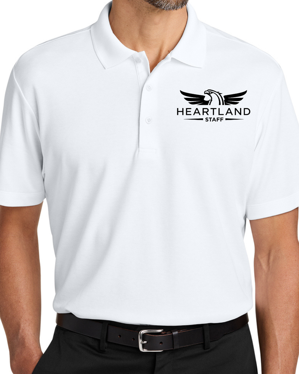 Embroidered Port Authority® Plaited Pique Polo
