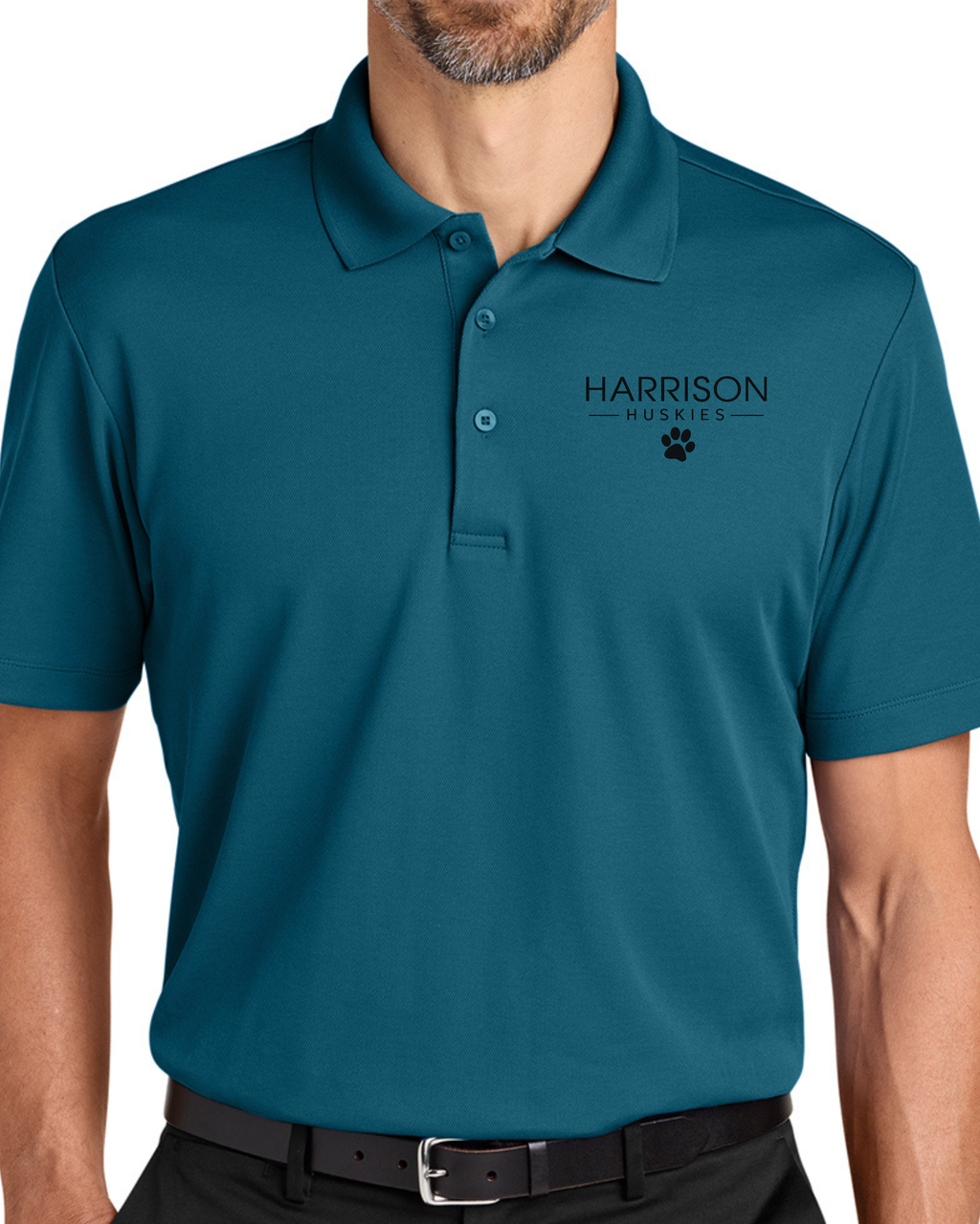 Embroidered Port Authority® Plaited Pique Polo