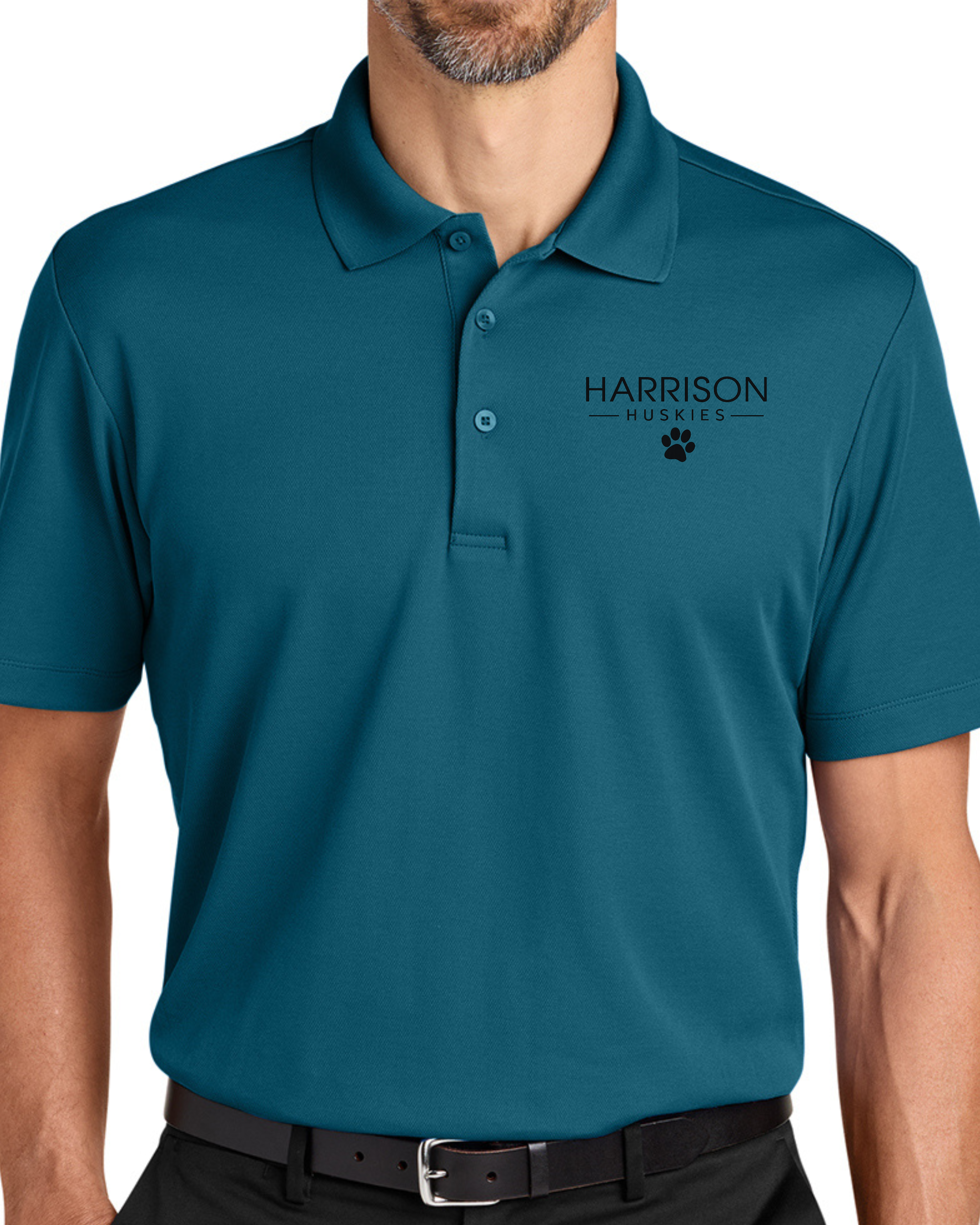 Embroidered Port Authority® Plaited Pique Polo