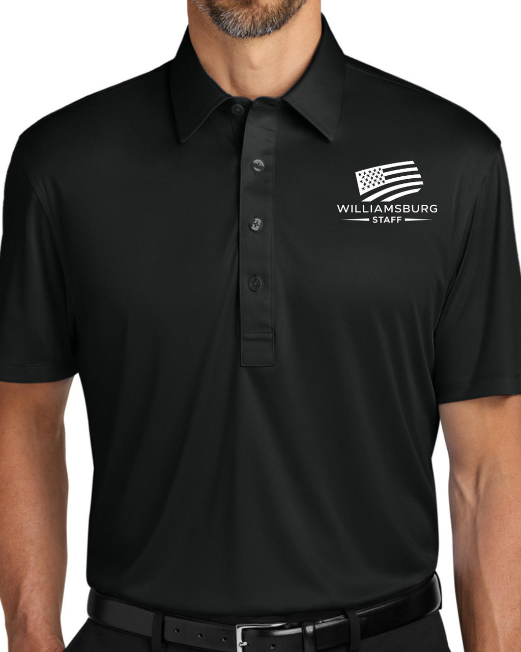 Embroidered Port Authority® Shirt Collar Polo