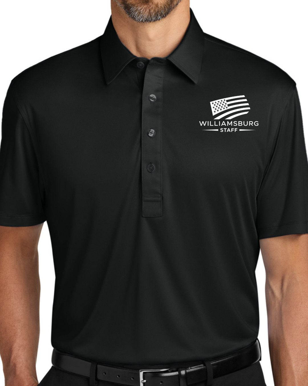 Embroidered Port Authority® Shirt Collar Polo
