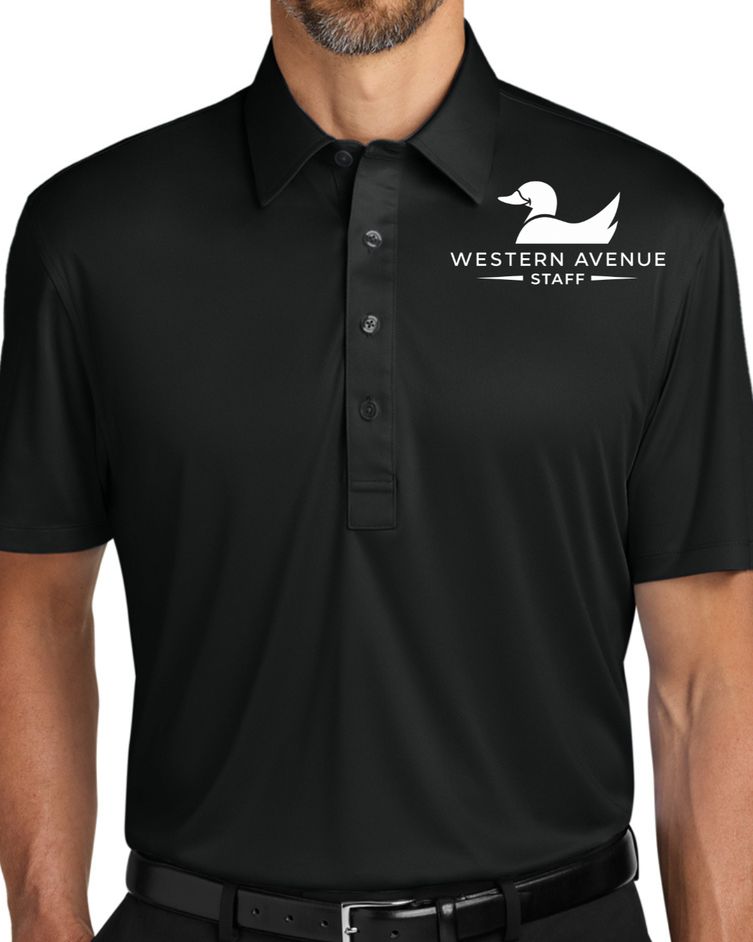 Embroidered Port Authority® Shirt Collar Polo