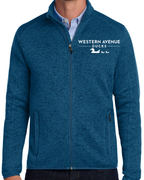 Embroidered Port Authority® Sweater Fleece Jacket
