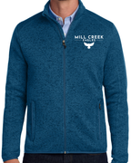 Embroidered Port Authority® Sweater Fleece Jacket