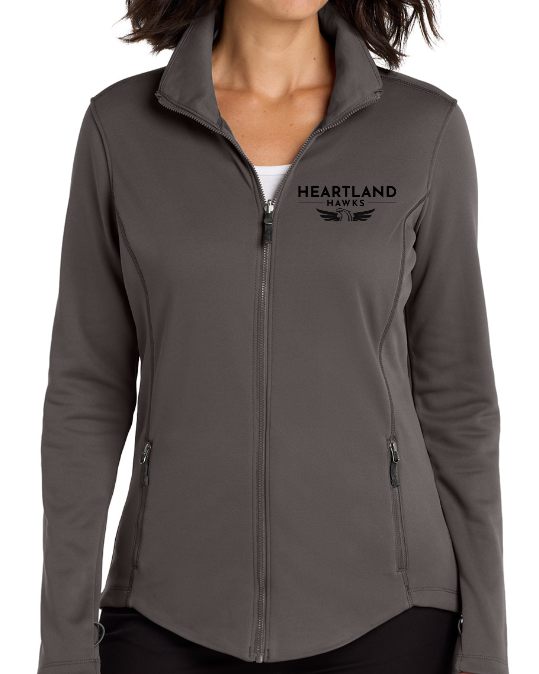 Embroidered Port Authority® Women's Collective Smooth Fleece Jacket
