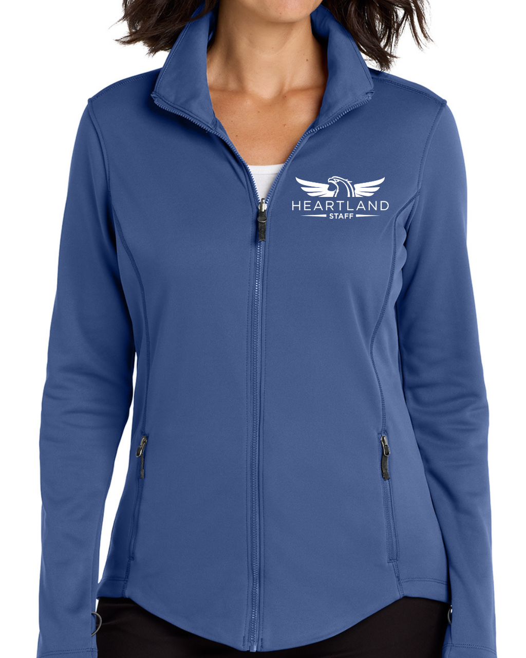 Embroidered Port Authority® Women's Collective Smooth Fleece Jacket