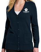 Embroidered Port Authority® Women’s Easy Care Button-Up Cardigan Sweater
