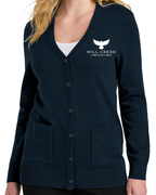 Embroidered Port Authority® Women’s Easy Care Button-Up Cardigan Sweater