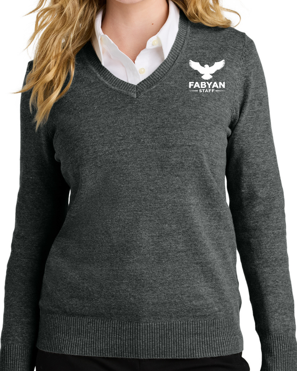 Embroidered Port Authority® Women’s Easy Care V-Neck Sweater