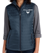 Embroidered Port Authority® Women's Packable Puffy Vest