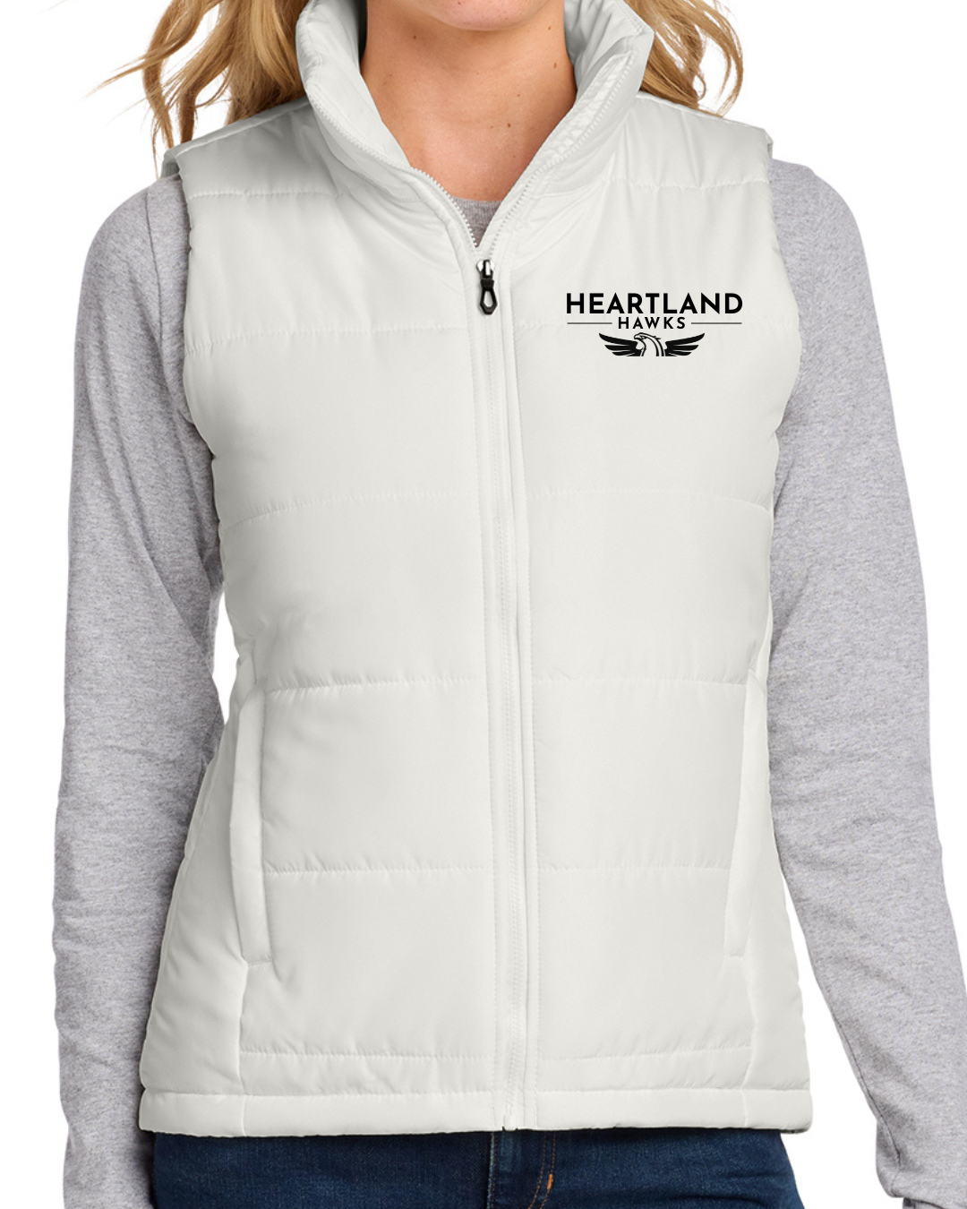 Embroidered Port Authority® Women's Puffer Vest
