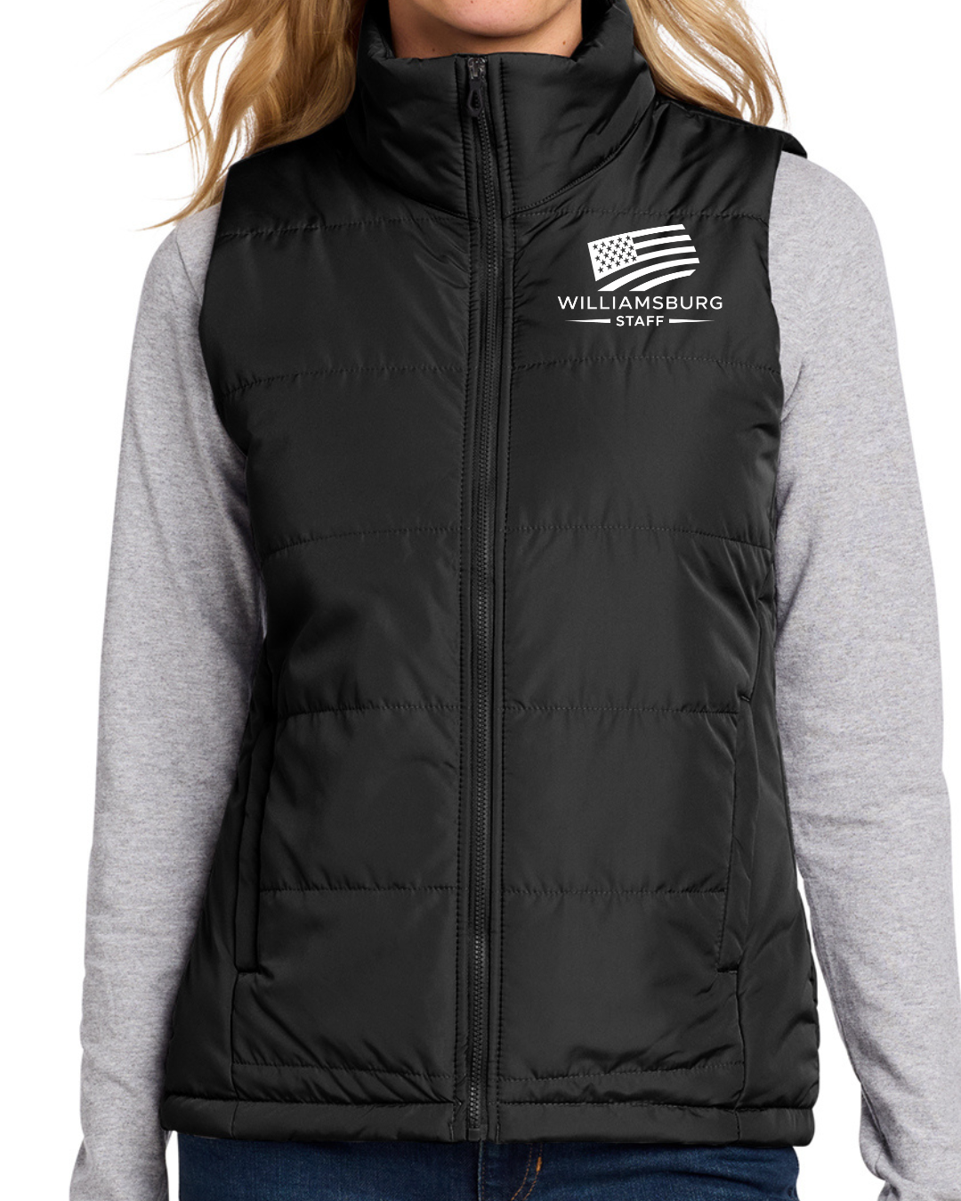Embroidered Port Authority® Women's Puffer Vest