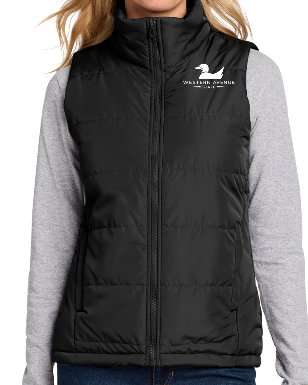 Embroidered Port Authority® Women's Puffer Vest