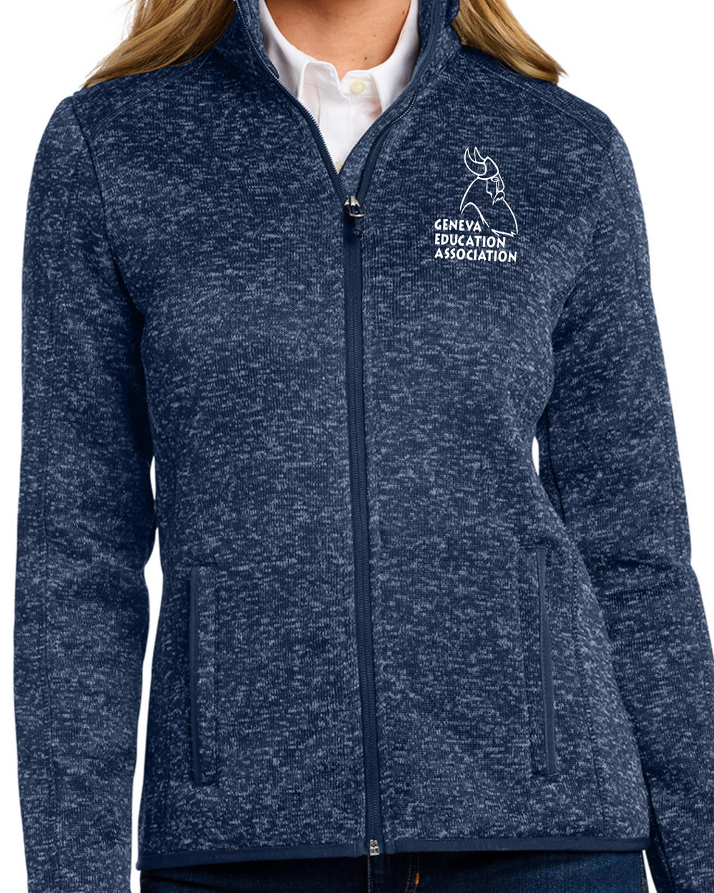 Port Authority® Women's Sweater Fleece Jacket