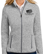 Embroidered Port Authority® Women's Sweater Fleece Jacket