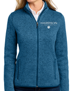 Embroidered Port Authority® Women's Sweater Fleece Jacket