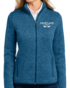Embroidered Port Authority® Women's Sweater Fleece Jacket