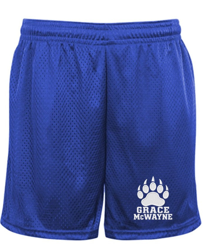 GM Youth/Adult Tricot 4" Mesh Shorts
