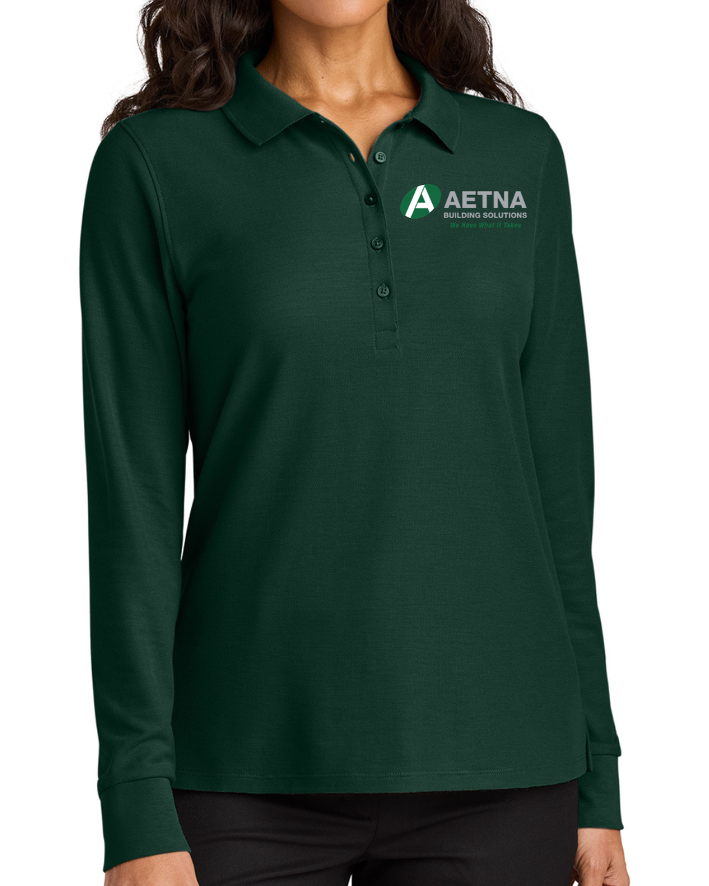 Port Authority® Women’s Wearever Signature Pique Long Sleeve Polo