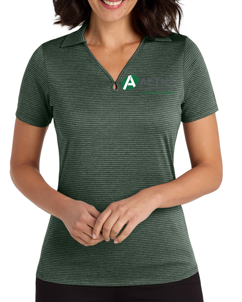 Port Authority® Women's Shadow Stripe Polo