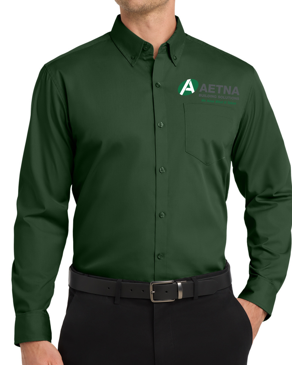 Port Authority® Long Sleeve Carefree Poplin Shirt