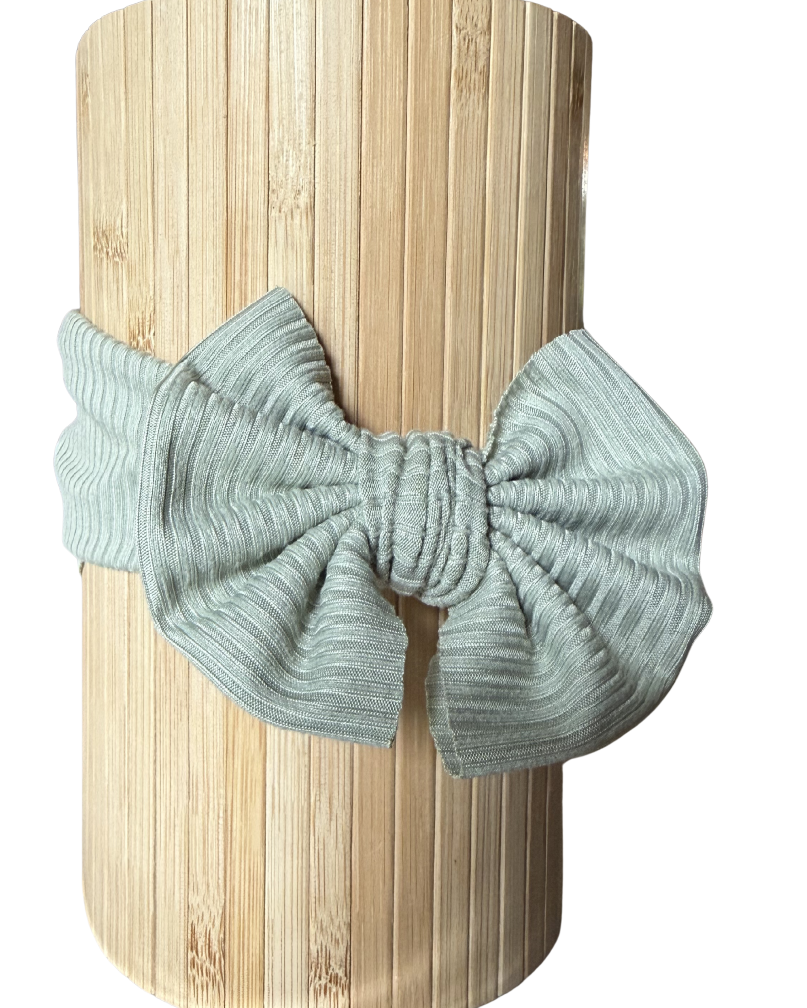 Handmade Sage Baby Headwrap