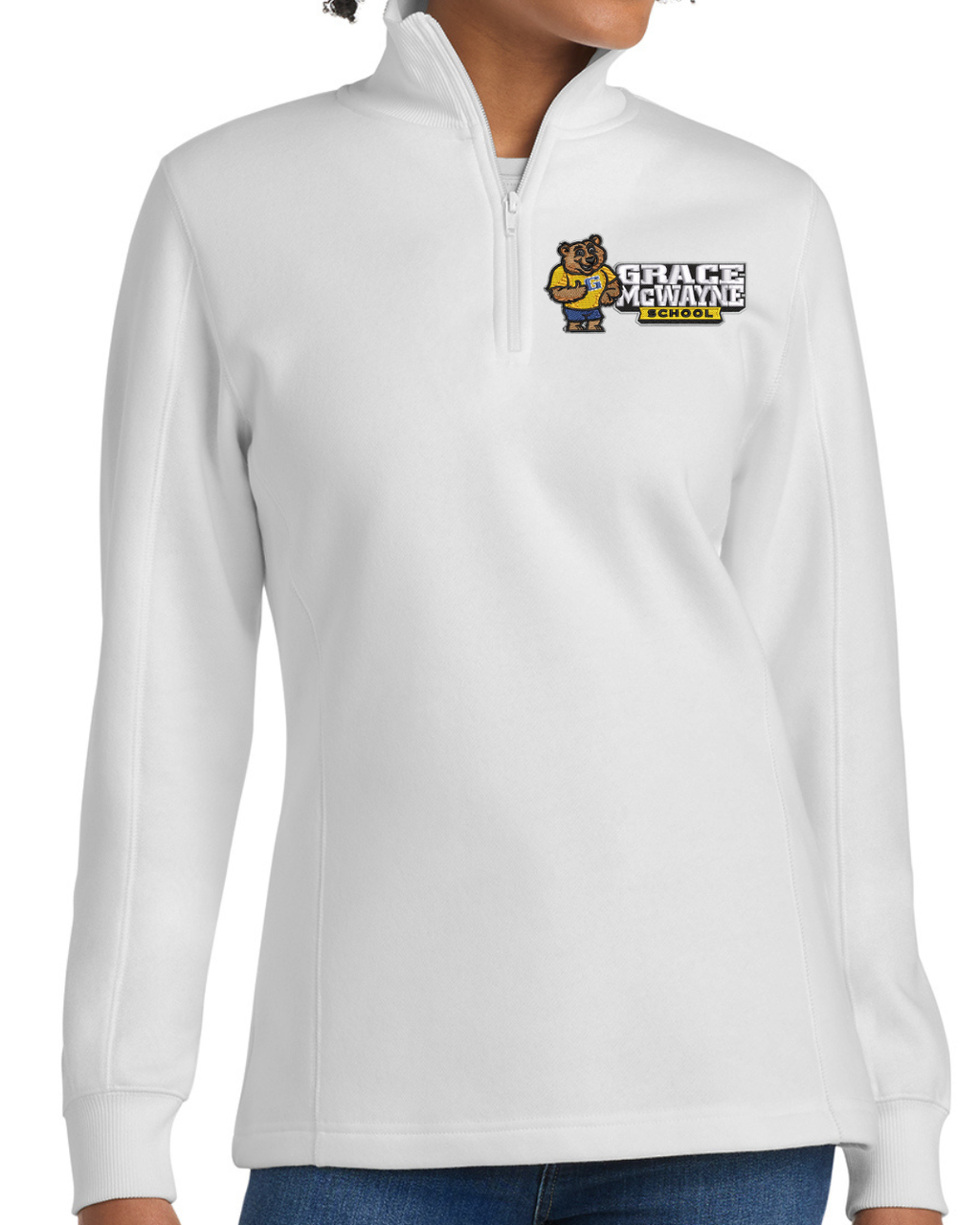 GM Embroidered Sport-Tek® Women's 1/4-Zip Sweatshirt