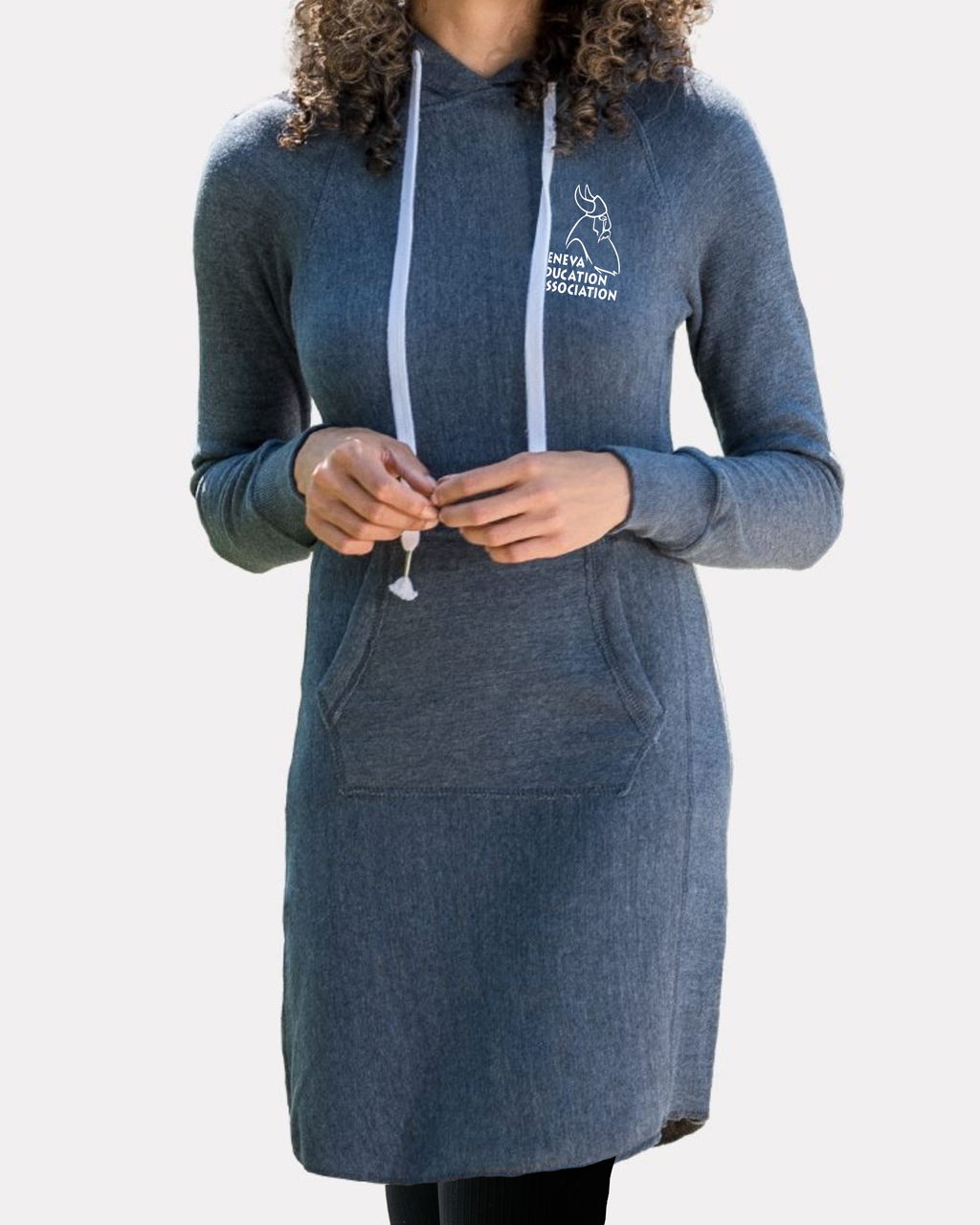 Women's Hooded Sweatshirt Dress