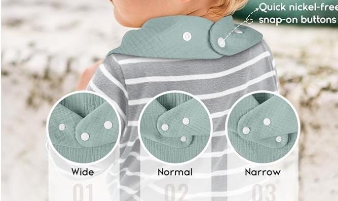 Daddy's Sidekick Baby Bib