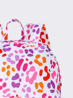 Personalized Cheetah Printed Kids Girls Backpack & Lunchbox Bundle