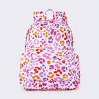 Personalized Cheetah Printed Kids Girls Backpack & Lunchbox Bundle