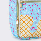 Personalized Ice Cream Drip Canvas Lunchbox